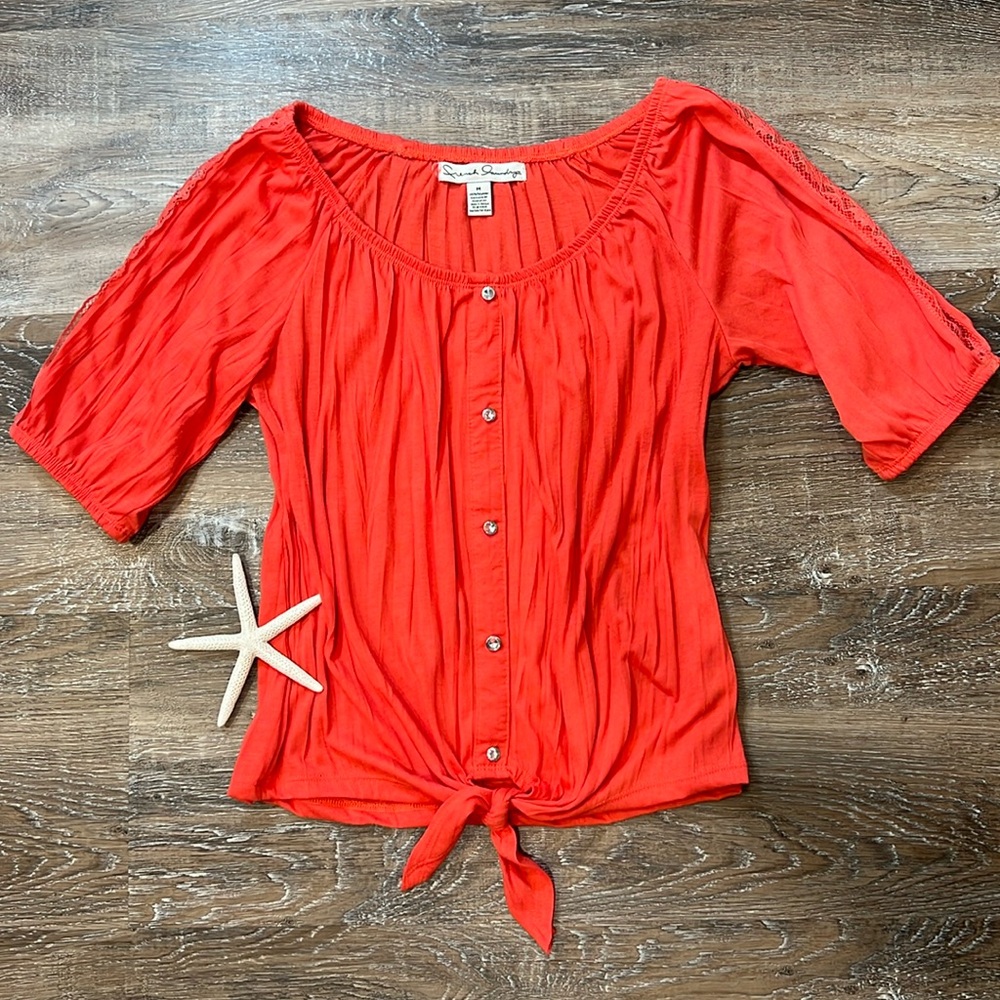 Off the shoulder summer top 🍊